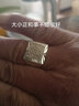夢(mèng)至尊寬大碼 男士戒指99足銀 霸氣大扳指 食指 發(fā)發(fā) 福字 龍龍開(kāi)口 發(fā)字15克版 曬單實(shí)拍圖