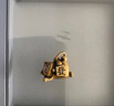 MONOLOGUE獨白招財貓系列躺著(zhù)發(fā)財復古黃金吊墜MR803生日禮物 MR803 曬單實(shí)拍圖