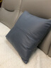 皮沙發(fā)抱枕靠墊科技布美式輕奢皮質(zhì)靠枕純色客廳沙發(fā)靠墊簡(jiǎn)約現代仿皮靠枕方枕 深灰色 45*45cm(枕套+枕芯) 曬單實(shí)拍圖