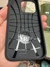SPIGEN 蘋(píng)果13手機殼 iphone15pro max全包防摔保護套新款14男士軟硅膠高檔外殼 十字紋黑色 iPhone15 Pro【6.1英寸】 曬單實(shí)拍圖
