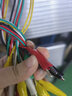 匯君 彩色雙頭鱷魚夾帶線40厘米夾電瓶夾子電夾子 中號鱷魚夾線10條 曬單實拍圖