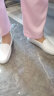 卡帝乐鳄鱼 CARTELO 厚底女简约小白鞋护士舒适工作鞋 KDLAZ-6628 白色 37 实拍图
