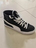 彪馬（PUMA）復古透氣帆布休閑鞋男女經(jīng)典中幫撞色板鞋BARI373891 黑色-白-02 39 曬單實(shí)拍圖