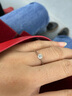 周六福18k金鉆戒女簡(jiǎn)愛求婚KGDB020978 約30分I-J/SI 12號(hào)七夕生日禮物 曬單實(shí)拍圖