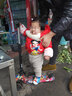 迪士尼寶寶（Disney Baby）迪士尼童裝兒童羽絨服男童米奇女童米妮連帽羽絨服外套 大紅 24個(gè)月/身高90cm 曬單實(shí)拍圖