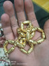瑩玉碧 越南沙金項(xiàng)鏈男空心竹節(jié)橄欖珠男士久不掉色鍍金粗款大金鏈子 長(zhǎng)60厘米粗8毫米重約68克 曬單實(shí)拍圖