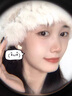 CHALL KITTY兔毛帽子女秋冬季護(hù)耳防寒保暖帽女士針織毛線帽2025送女朋友老婆 米杏-高檔實(shí)用時尚高級感禮盒裝 曬單實(shí)拍圖
