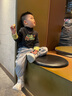 威爾貝魯（WELLBER）兒童外套2024秋冬新款上衣休閑外出男女童裝舒適加絨童裝開襟上衣 抹茶綠 110/56 曬單實拍圖