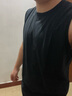 妙奕嘉背心男士夏季坎肩運動(dòng)健身背心純棉汗衫打底寬松大碼無(wú)袖t恤上衣 純黑色坎肩 2XL 【建議 145-160斤】 曬單實(shí)拍圖