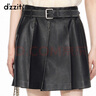 DZZIT地素百褶短裙春秋甜酷交織感辣妹風(fēng)格時髦潮流女 黑色 M 曬單實拍圖
