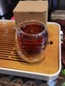 耐熱加厚雙層玻璃公道杯 隔熱防燙真空高硼硅勻杯分茶器 工夫茶具茶海配件 大號200ML雙層杯 曬單實(shí)拍圖