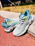 者頓（zhedun）籃球鞋男鞋透氣春夏季新款運動(dòng)鞋子男士休閑網(wǎng)面跑步實(shí)戰訓練球鞋 FH-萬(wàn)福升LQ-16藍色 41 曬單實(shí)拍圖