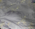 子牧棉麻夏裝 女文藝復(fù)古重工刺繡襯衫上衣七分袖寬松拼接小衫2785 紫色 L (建議115-125斤) 曬單實(shí)拍圖