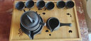 墨守紫陶手工茶具套裝家用簡(jiǎn)約復(fù)古全自動(dòng)石磨懶人防燙中式泡茶器禮盒 紫陶自動(dòng)茶具三件套（簡(jiǎn)裝） 曬單實(shí)拍圖
