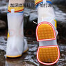 smally兒童雨鞋套男童女童耐磨防水防滑水鞋學(xué)生上學(xué)戶外中高筒透明雨靴 紫兔子【加厚升級款 防滑耐磨 】 內(nèi)長21.5cm M 【26-28碼】 曬單實(shí)拍圖