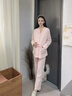 全棉時(shí)代全棉時(shí)代月子服純棉7A抗菌孕婦睡衣產(chǎn)后哺乳睡衣孕產(chǎn)家居服 紫霧粉 M/160 曬單實(shí)拍圖