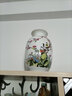 隆賀 景德鎮(zhèn)陶瓷器小花瓶花插家居裝飾客廳擺件婚慶插花瓶臺面工藝品 喜鵲 不帶底座 曬單實(shí)拍圖