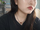 熱門款紅瑪瑙項鏈吊墜鎖骨鏈轉(zhuǎn)運珠閨蜜款有球必應(yīng)金榜題名畢業(yè)禮物 金線款 曬單實拍圖