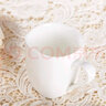 天城一品  陶瓷杯子馬克杯純白簡約喝水杯廣口杯牛奶杯咖啡杯白瓷茶杯  300ml 四方杯-無蓋 曬單實拍圖