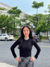 LAGOGO【云感】蓄熱保暖簡(jiǎn)約T恤女拉谷谷春秋新款修身圓領(lǐng)上衣 黑灰(WR) M 曬單實(shí)拍圖