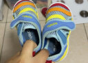 卡特兔儿童凉鞋夏季男童毛毛虫凉拖女宝机能鞋包头学步鞋XBF3蓝色13.5cm 实拍图