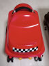 Milooky儿童行李箱可骑可坐拉杆箱宝宝扭扭车幼儿园小学生旅行箱男女孩子 红色 20英寸 实拍图