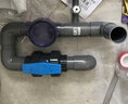 哈蒙德PVC90°度彎頭 水管配件給水管90度上下水直角彎接頭魚(yú)缸管件50 灰色90度彎頭50mm 曬單實(shí)拍圖