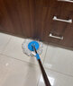 麗爾家 拖把桿旋轉通用 加厚不銹鋼手壓式單桿伸縮甩水旋風(fēng)拖布桿配件 紫色拖把桿 曬單實(shí)拍圖