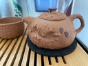 和泥有緣 紫砂壺宜興紫砂純全手工泡茶壺禮品茶具套裝原礦段泥 靈芝供春320CC 200cc 曬單實(shí)拍圖