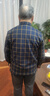 杉杉保暖襯衫男士冬季加絨加厚格子保暖襯衣中老年打底上衣 8812 43 曬單實(shí)拍圖