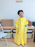 smally兒童雨衣女童2023新款小學(xué)生帶書(shū)包位男童上學(xué)專(zhuān)用幼兒園雨披 馬卡龍黃【拉鏈款隱藏大書(shū)包位】 XL 曬單實(shí)拍圖
