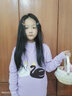 北極絨女童毛衣加絨加厚兒童毛衣女孩針織衫秋冬新款大童裝女純棉打底衫 粉色（不加絨） 140 曬單實(shí)拍圖