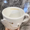 星巴克（Starbucks）杯子50周年復古女神人魚立體浮雕陶瓷馬克水杯咖啡杯萬圣節(jié)禮物 50周年浮雕美人魚單杯原盒裝 曬單實拍圖