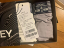JOCKEY男士?jī)?nèi)褲棉親膚透氣四角褲3條裝無(wú)痕短褲防夾臀吸汗男生平角褲 淺灰+灰色+黑色 L 曬單實(shí)拍圖