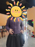 妙奕嘉加厚百褶裙半身裙女秋季半裙裙子短裙秋冬新款白色灰色jk制服百搭 毛呢絲絨蝴蝶結百褶裙【灰色】 M 曬單實(shí)拍圖