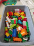 糖米儿童玩具大颗粒积木DIY立体拼装送收纳桶男女孩节日生日圣诞节礼物 实拍图