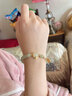 和田玉手鏈女福牌玉石手串本命年屬兔時(shí)尚飾品生日禮物送女友老婆 玉兔奔月手鏈 精美禮盒 曬單實(shí)拍圖