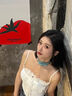 自由說(shuō)甜酷可愛(ài)骨頭項圈情侶個(gè)性y2k辣妹脖圈頸環(huán)帶朋克小狗項鏈鏈頸 黑色項圈+鏈子 曬單實(shí)拍圖