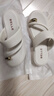 百麗（Belle）休閑人字拖鞋女真皮粗跟增高夾腳涼鞋B1782BT4 米白 36 (230mm) 曬單實(shí)拍圖