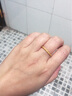 六福珠寶 足金麻花黃金戒指女款閉口戒 計(jì)價(jià) G23TBGR0001 13號-約3.25克 曬單實(shí)拍圖