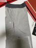 貓竹男士保暖秋褲男款長(cháng)絨棉防寒貼身不臃腫防寒運動(dòng)薄款打底褲秋冬 淺灰色 棉褲一條裝 XL 120-140斤 曬單實(shí)拍圖