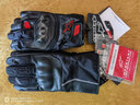 Alpinestars SMX-Z a星摩托車(chē)手套四季防水羊皮拼接短款機車(chē)騎行手套 黑紅熒光1030 XXL 曬單實(shí)拍圖