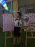 丸予六一兒童節(jié)合唱演出服古詩朗誦男童禮服小學(xué)生畢業(yè)表演服裝幼兒園 白襯衫+黑短褲+領(lǐng)結(jié)+背帶 120 建議體重35-39斤 曬單實拍圖