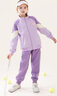 迪士尼女童套裝春裝2025新款兒童休閑裝外套褲子運動(dòng)服大童時(shí)髦洋氣童裝 春秋款 紫色 20235 160 cm適合150-160 曬單實(shí)拍圖