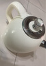 山水（SANSUI）燒水壺電熱水壺家用大容量304不銹鋼復(fù)古燒水壺泡茶壺一體式快燒壺 1.7L 復(fù)古白 曬單實拍圖