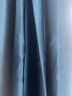 阿黎 全遮光防晒隔热客厅卧室简约窗帘布 挂钩式深蓝色 2.5米宽*2.4高 实拍图