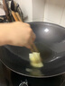 卡駿奇日本進口雙耳鐵鍋無涂層不粘炒鍋圓底炒菜鍋家用燃氣灶烹飪廚具 33cm雙耳鐵鍋【開鍋帶木蓋】 33cm 曬單實拍圖