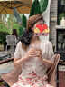 薇施妮（WEISHINI）網(wǎng)紗大蝴蝶結(jié)珍珠大腸發(fā)圈感扎馬尾頭繩皮筋2023韓系新款發(fā)飾 黑色網(wǎng)紗蝴蝶結(jié)發(fā)圈B05-202 曬單實(shí)拍圖