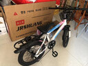 兒童自行車(chē)山地車(chē)6-7-8-10-12-15歲中大童小學(xué)生單車(chē)輕便變速小孩公路車(chē)18寸20寸22寸24寸 高配變速白粉色帶車(chē)筐后座+禮包 22寸適合身高145-165厘米 曬單實(shí)拍圖