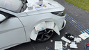 點繽現代七代伊蘭特汽車補漆筆極地白車漆劃痕修復神器漆面修復自噴漆 HY-55極地白 曬單實拍圖